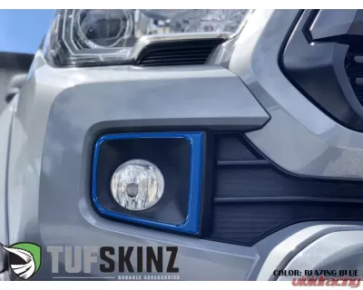Tufskinz Fog Light Accents Fits 2016-2020 Toyota Tacoma 2 Piece Kit In OE Color Blazing Blue - TAC064-GBL-G