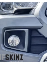 Tufskinz Fog Light Accents Fits 2016-2020 Toyota Tacoma 2 Piece Kit In OE Color Cement Gray                                     - TAC064-GGY-G - Image 2