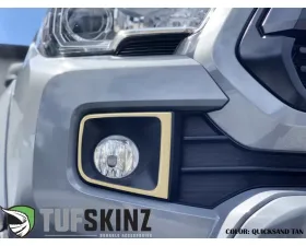 Tufskinz Fog Light Accents Fits 2016-2020 Toyota Tacoma 2 Piece Kit In OE Color Quicksand Tan