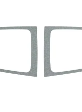 Tufskinz Fog Light Accents Fits 2016-2020 Toyota Tacoma 2 Piece Kit In OE Color Cement Gray Textured                                     - TAC064-TFLMP-438-X - Image 2