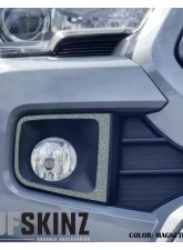 Tufskinz Fog Light Accents Fits 2016-2020 Toyota Tacoma 2 Piece Kit In OE Color Magnetic Gray(Non-Metallic) Textured                                     - TAC064-TFLMP-442-X - Image 2