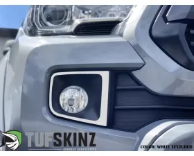 Tufskinz Fog Light Accents Fits 2016-2020 Toyota Tacoma 2 Piece Kit In White Textured