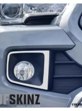 Tufskinz Fog Light Accents Fits 2016-2020 Toyota Tacoma 2 Piece Kit In White Textured                                     - TAC064-TFLMP-444-X - Image 2