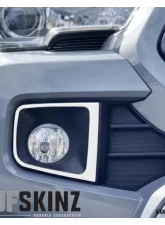 Tufskinz Fog Light Accents Fits 2016-2020 Toyota Tacoma 2 Piece Kit In Gloss White                                     - TAC064-WHT-G - Image 2