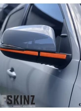 Tufskinz Side Mirror Accent Fits 2016-2020 Toyota Tacoma 4 Piece Kit In Inferno (Similar To Exterior Inferno Orange)                                     - TAC065-FNO-G - Image 2