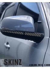 Tufskinz Side Mirror Accent Fits 2016-2020 Toyota Tacoma 4 Piece Kit In Real Carbon Fiber(Raw)                                     - TAC065-RCF-X - Image 2