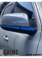 Tufskinz Side Mirror Accent Fits 2016-2020 Toyota Tacoma 4 Piece Kit In OE Color Blazing Blue(Non-Metallic) Textured                                     - TAC065-TFLMP-436-X - Image 2