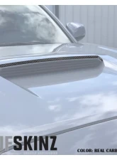 Tufskinz Hood Scoop Accent Fits 2016-2020 Toyota Tacoma 1 Piece Kit In Real Carbon Fiber(Domed)                                     - TAC066-DCF-G - Image 3