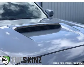 Tufskinz Hood Scoop Accent Fits 2016-2020 Toyota Tacoma 1 Piece Kit In Real Carbon Fiber(Raw)