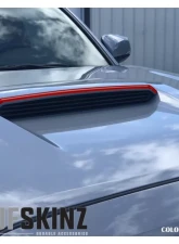 Tufskinz Hood Scoop Accent Fits 2016-2020 Toyota Tacoma 1 Piece Kit In OE Color Matte Trd Red                                     - TAC066-RED-M - Image 2