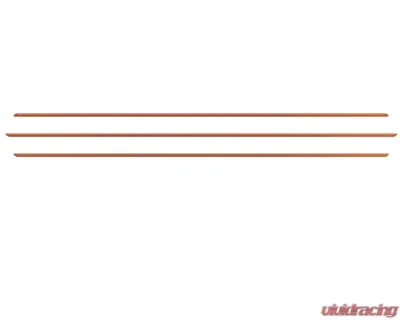 Tufskinz Inner Hood Scoop Accents Fits 2016-2020 Toyota Tacoma 3 Piece Kit In Inferno (Similar To Exterior Inferno Orange) - TAC067-FNO-G