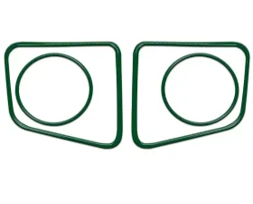 Tufskinz Fog Light Accent Kit Fits 2014-2020 Toyota Tundra 4 Piece Kit In Army Green