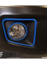 Tufskinz Fog Light Accent Kit Fits 2014-2020 Toyota Tundra 4 Piece Kit In Voodoo Blue                                     - TUN006-VODB-G - Image 2