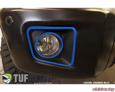 Tufskinz Fog Light Accent Kit Fits 2014-2020 Toyota Tundra 4 Piece Kit In Voodoo Blue - TUN006-VODB-G