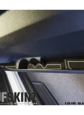 Tufskinz Side Door Pocket Inserts Fits 2007-2020 Toyota Tundra 2-Door 8 Piece Kit In Black/Gray                                     - TUN020-FGY-X - Image 2