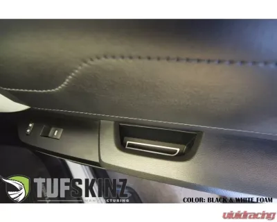 Tufskinz Side Door Pocket Inserts Fits 2007-2020 Toyota Tundra 2-Door 8 Piece Kit In Black/Gray - TUN020-FGY-X