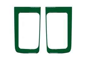 Tufskinz D-Cab Rear Door Handle Accent Trim Fits 2014-2020 Toyota Tundra 2 Piece Kit In Army Green