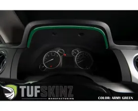Tufskinz Dashboard Accent Trim Fits 2014-2020 Toyota Tundra 1 Piece Kit In Army Green