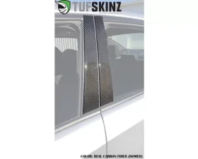 Tufskinz Door Pillars Fits 2015-2021 Subaru Wrx 12 Piece Kit In Real Carbon Fiber(Domed)