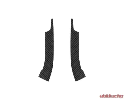 Tufskinz Lower Side Mirror Accents Fits 2015-2021 Subaru Wrx 2 Piece Kit In Real Carbon Fiber(Raw) - WRX005-RCF-X