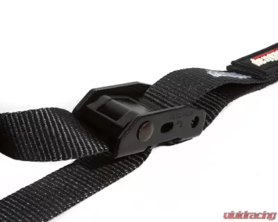 SpeedStrap 1" x 10' Cam-Lock Tie Down with Snap S-Hooks and Soft-Tie (2 Pack) - Black - 13801-2