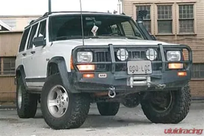ARB Winch Mount Front Bumper with Mounting Hardware Jeep Cherokee XJ 1984-1996 - 3450010B