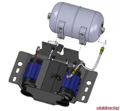 ARB Twin Compressor Mount Jeep Wrangler JK 4 door 2007-2018 - 3550210