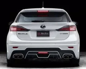 Wald USA Black Bison Edition Rear Bumper Lexus CT200h 11-13