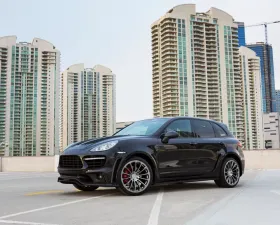 Wald USA Black Bison Edition Front Bumper w/ LED Daytime Running Lamps Porsche 958 Cayenne 11-14