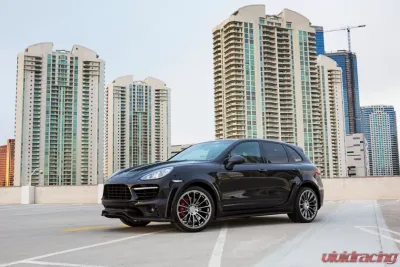 Wald USA Black Bison Edition Front Bumper w/ LED Daytime Running Lamps Porsche 958 Cayenne 11-14 - 958.BB.FB.11