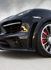 Wald USA Black Bison Edition Front Bumper w/ LED Daytime Running Lamps Porsche 958 Cayenne 11-14                                     - 958.BB.FB.11 - Image 2