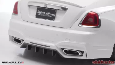 Wald USA Black Bison Edition Rear Bumper w/ Exhaust Tips Rolls Royce Wraith Series II 17-18 - RRW.RB.17