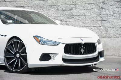 Wald USA Black Bison Edition Front Half Spoiler Maserati Ghibli 14-17 - GHIBLI.FB.14