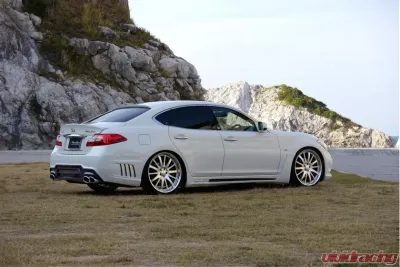 Wald USA Black Bison Edition Rear Bumper w/ Exhaust Tips Infiniti M37 | M56 11-16 - M37.RB.11