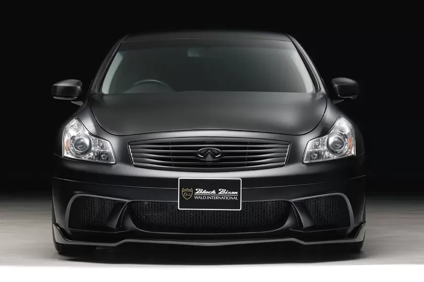 Wald USA Black Bison Edition Front Lower Apron Carbon Fiber Infiniti G35 | G37 07-09 - G37.BB.FLA.CF.07