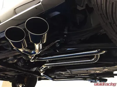 Wald USA Sports Line Stainless Steel Exhaust w/ Dual Side Tip Lexus LX570 16-18 - LX570.ES.16.POL