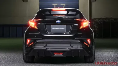 Wald USA Sports Line Rear Diffuser w/ Muffler Adapter Toyota CH-R 16-18 - CHR.RB.17
