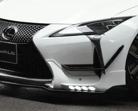 Wald USA Sports Line Front Spoiler w/ LED Day Running Lights Lexus LC500 16-18