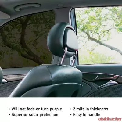 Window Tint 15 Percent Visibility 99 Percent IRR 100 Percent UV 30 Inch x 10 FT Roll Nano Ceramic 2 mm MotoShield Pro - 400-430