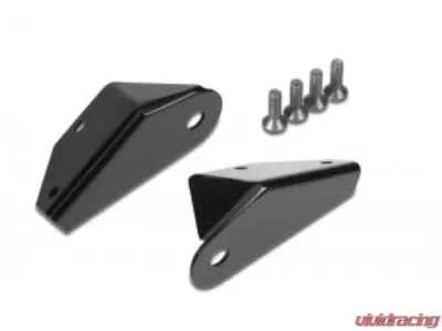 Warrior Products Windshield Light Brackets Smooth Black 12 Gauge Steel Jeep LJ Unlimited 04-06 - 1510