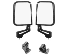 Warrior Products Adventure Door Mirror Mount Kit w/Mirrors Toyota FJ Cruiser 07-14