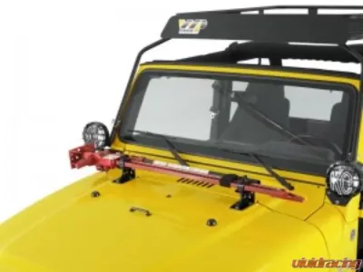 Warrior Products Off-Road Jack Hood Hinge Brackets Jeep LJ Unlimited 04-06 - 1540