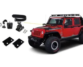 Warrior Products Hood Hinge Reinforcements Jeep JK Wrangler 07-17<