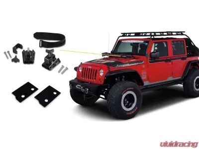 Warrior Products Hood Hinge Reinforcements Jeep JK Wrangler 07-17< - 1542A