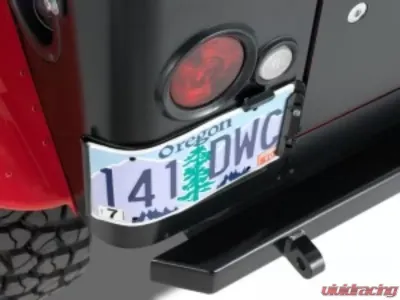 Warrior Products License Plate Bracket w/LED Light Jeep LJ Wrangler 04-06 - 1561