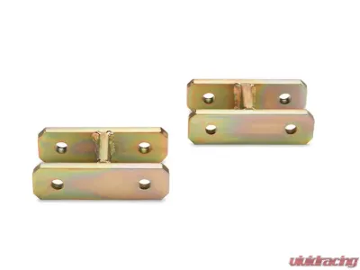 Warrior Products Leaf Spring Shackles 2" Lift Front/Rear Gold Color Suzuki Samurai 1984 - 17132