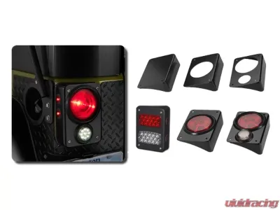 Warrior Products Steel Taillight Box Tail Only Jeep JK Wrangler | Unlimited 07-11 - 2980