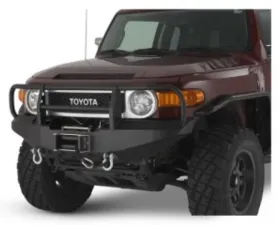 Warrior Products Winch Bumper w/D-Ring Mounts & Brush Guard Toyota FJ Cruiser 07-14