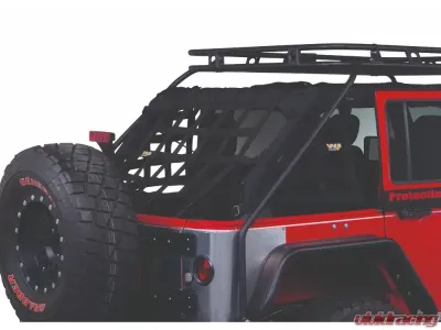 Warrior Products Side Cage Net Jeep JK Wrangler 07-17 - 40600