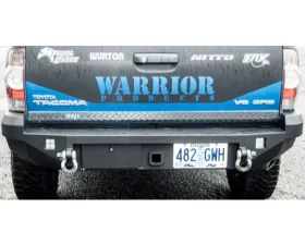 Warrior Products Rear Bumper w/D-Ring Mounts No Hitch Toyota Tacoma 05-15